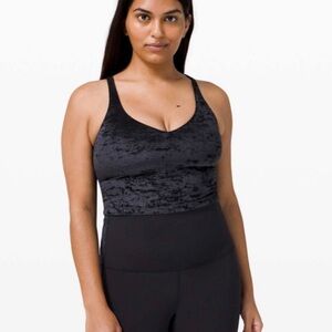 RARE Limited Addition Navy Velvet Align Tank